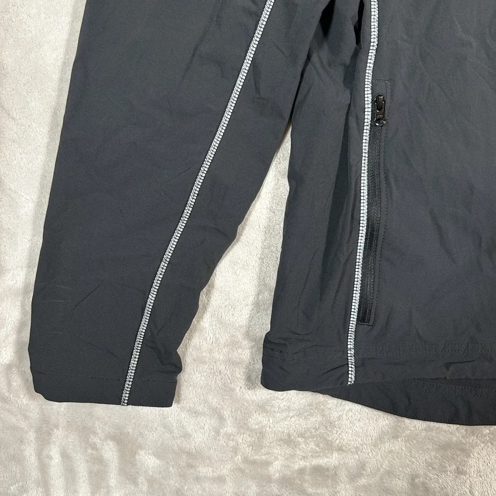 Gramicci Tech Jacket Men XL Black Soft Shell Performance Full Zip Pockets Stretc